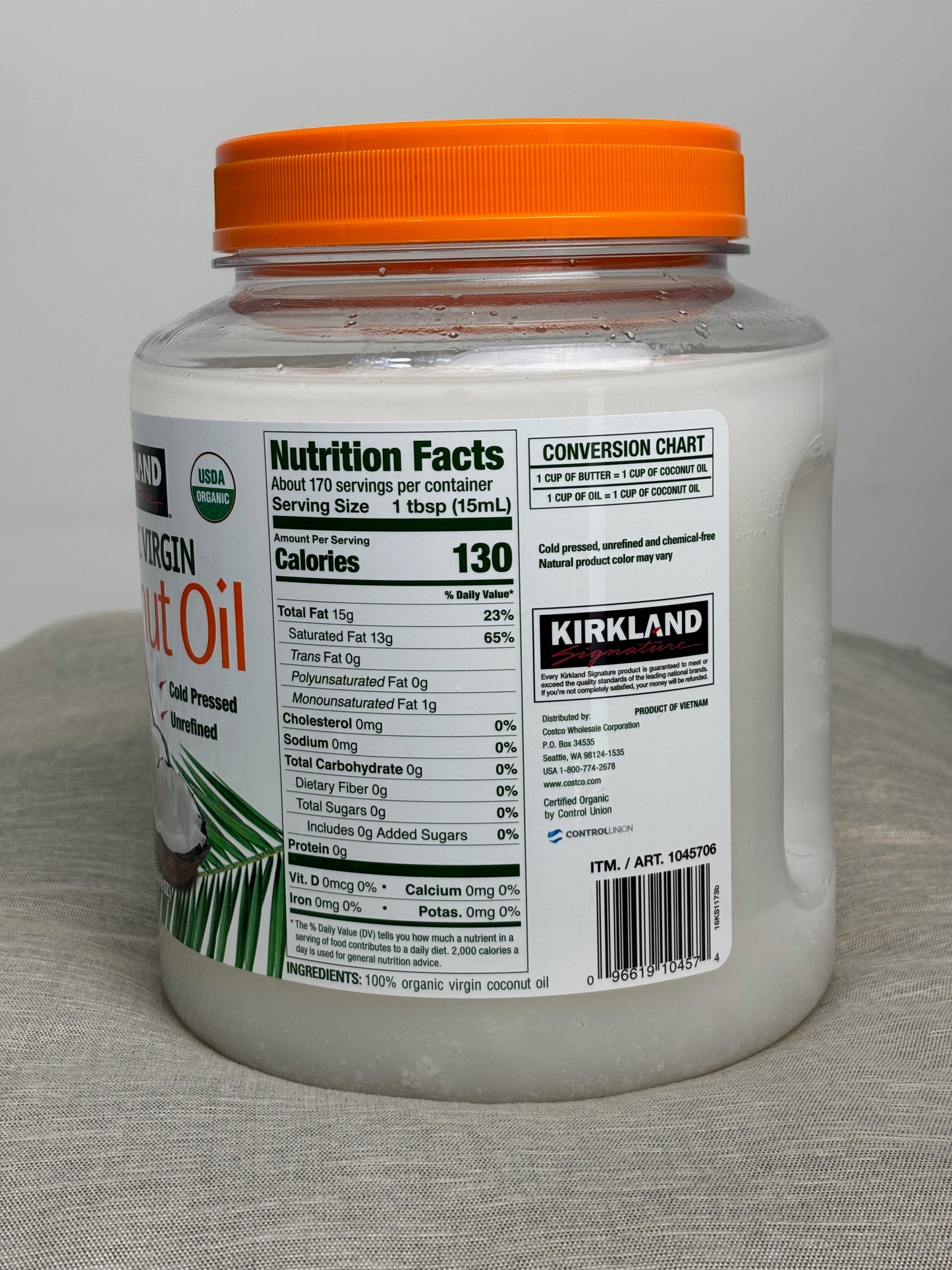 Aceite de Coco de Kirkland Signature